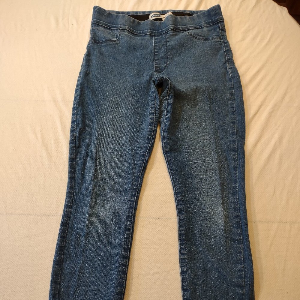 Old Navy WOW jeggings medium wash denim super skinny stretch